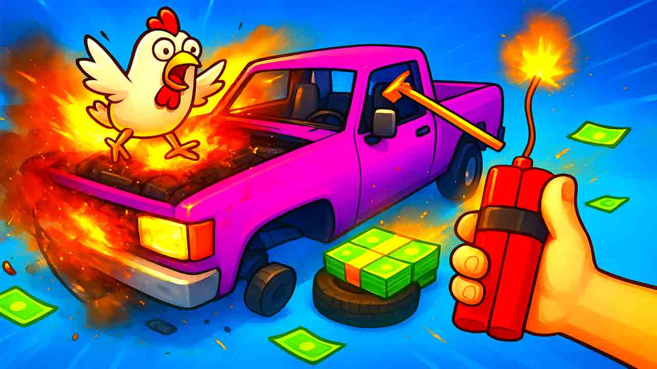 Smash the car to pieces